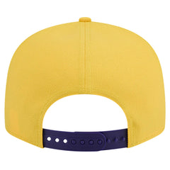 Los Angeles Lakers Throwback Gradient Tech Font 9FIFTY Snapback Hat White/Purple - NBA