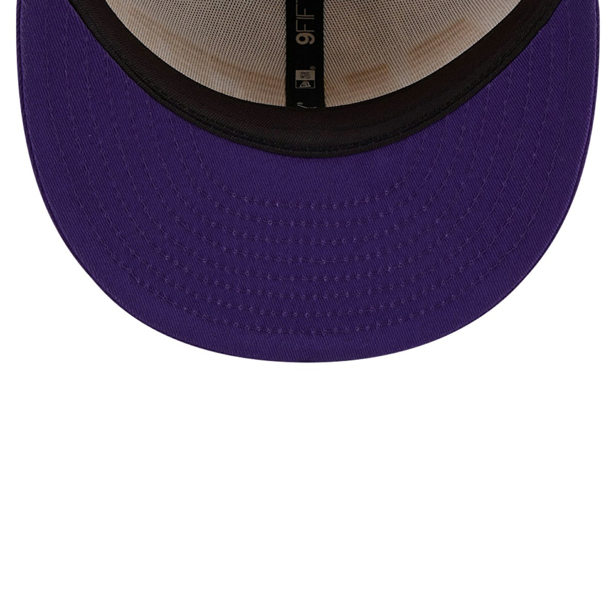 Los Angeles Lakers Throwback Gradient Tech Font 9FIFTY Snapback Hat White/Purple - NBA