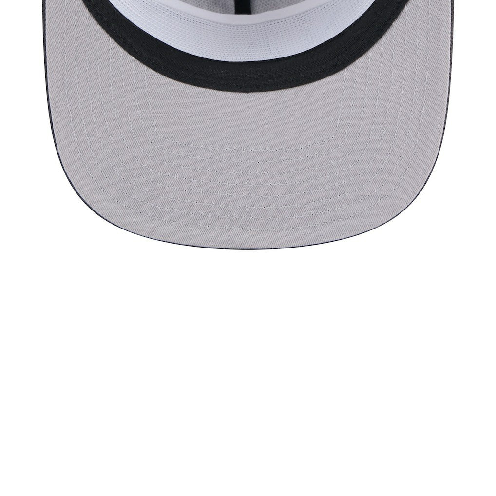 Brooklyn Nets Throwback Team Arch Golfer Snapback Hat Black/Charcoal - NBA