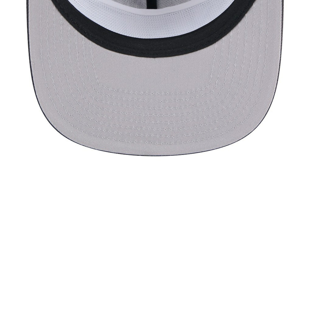 Brooklyn Nets Throwback Team Arch Golfer Snapback Hat Black/Charcoal - NBA