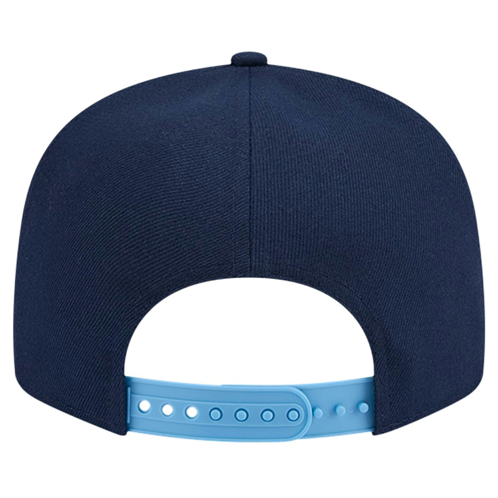 Memphis Grizzlies Throwback Gradient Tech Font 9FIFTY Snapback Hat White/Light Blue - NBA