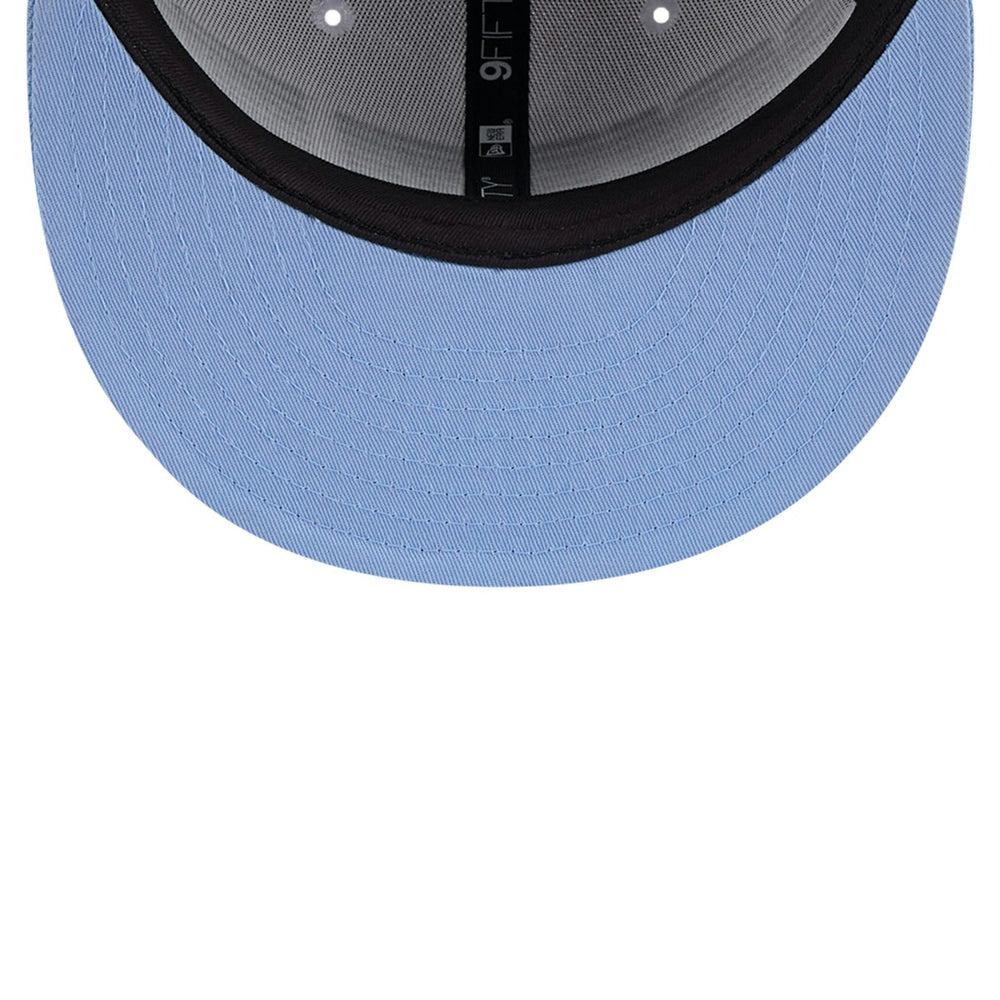 Memphis Grizzlies Throwback Gradient Tech Font 9FIFTY Snapback Hat White/Light Blue - NBA