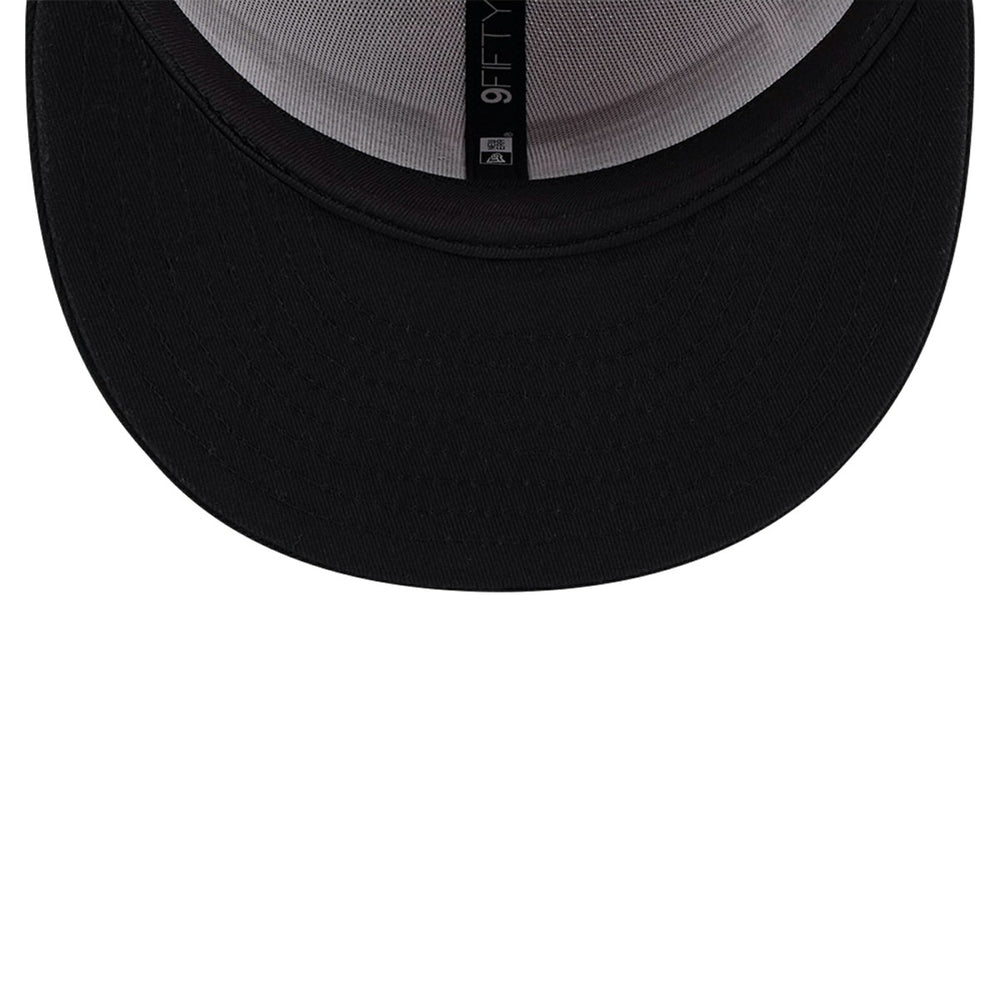 Miami Heat Throwback Gradient Tech Font 9FIFTY Snapback Hat White/Black - NBA
