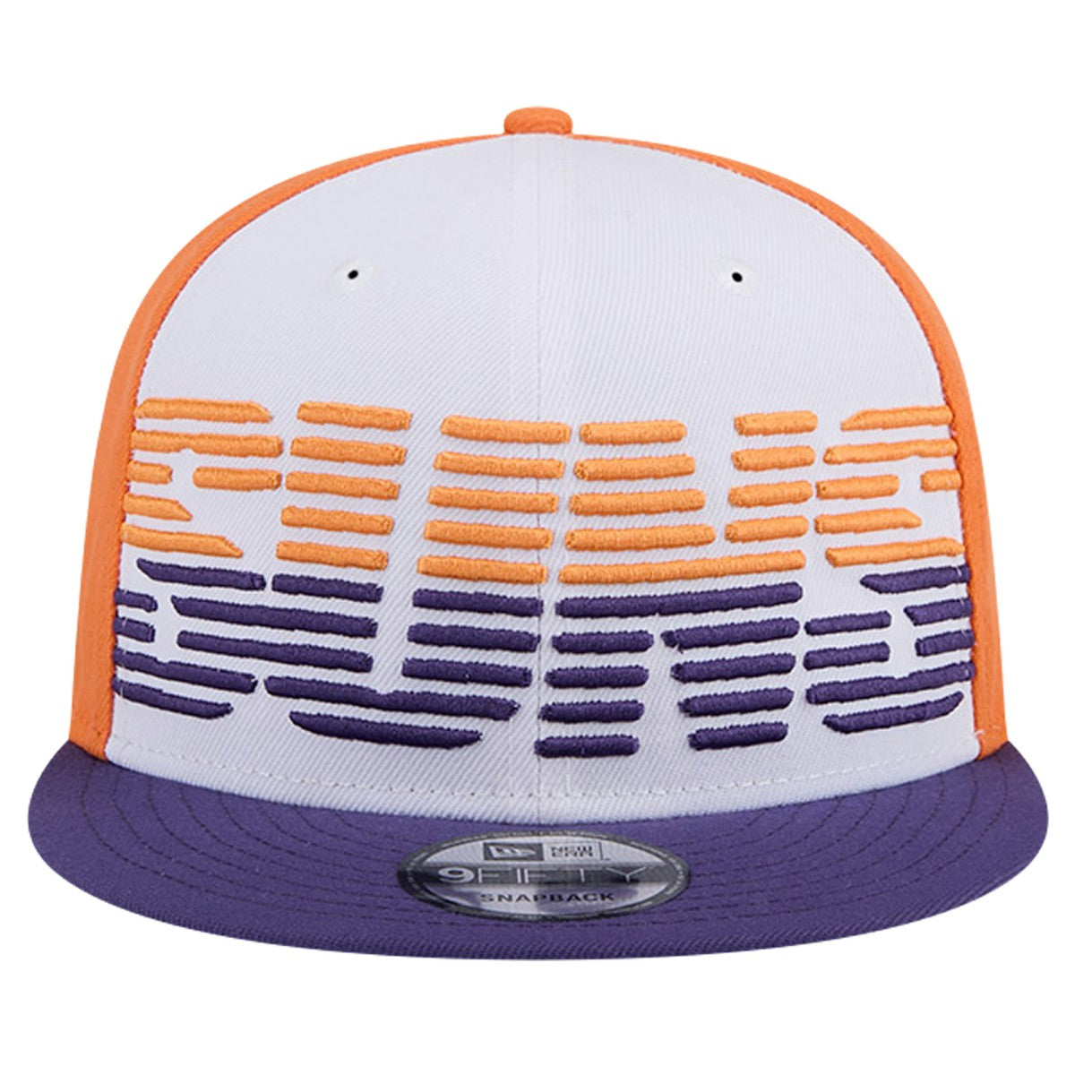 Phoenix Suns Throwback Gradient Tech Font 9FIFTY Snapback Hat White/Purple - NBA