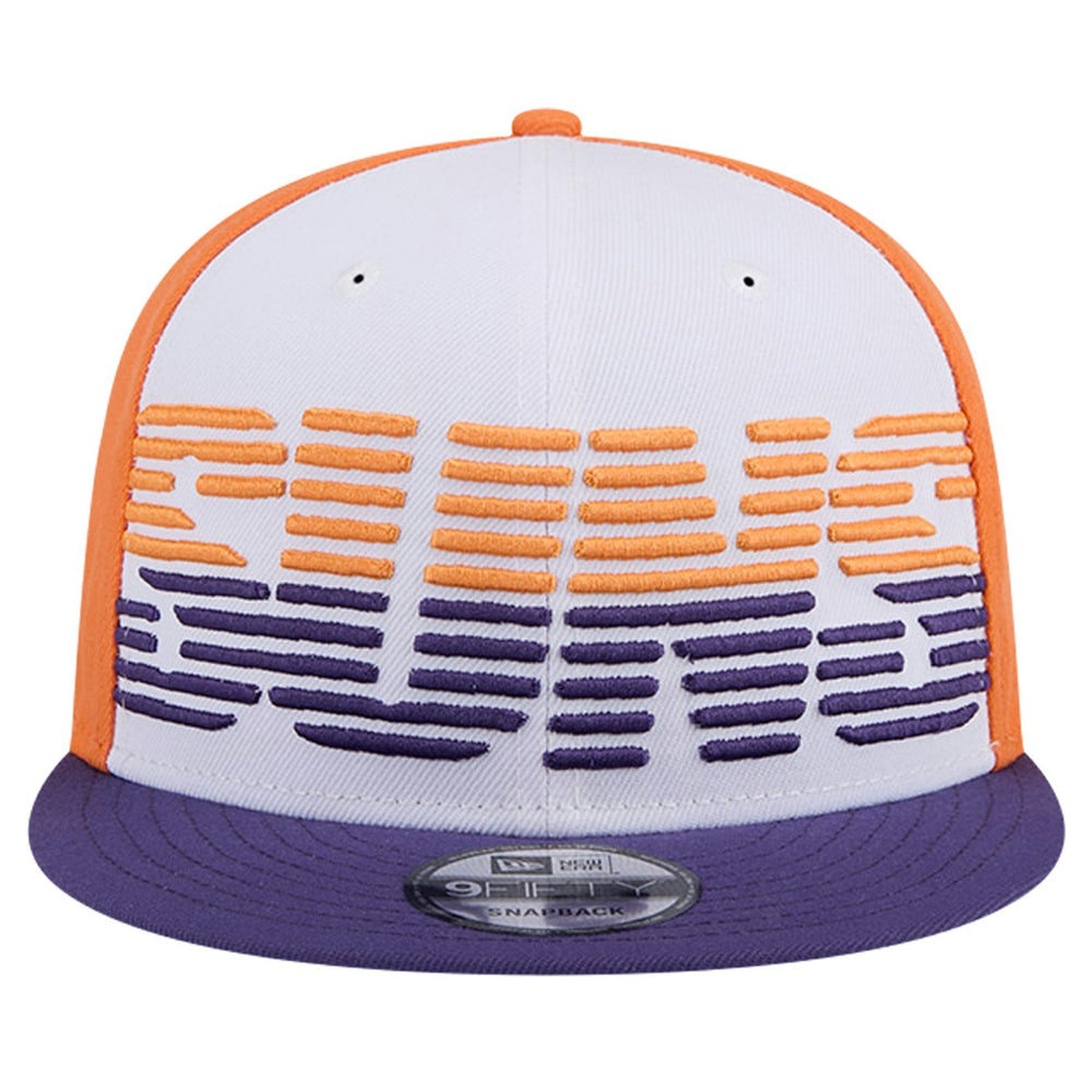 Phoenix Suns Throwback Gradient Tech Font 9FIFTY Snapback Hat White/Purple - NBA