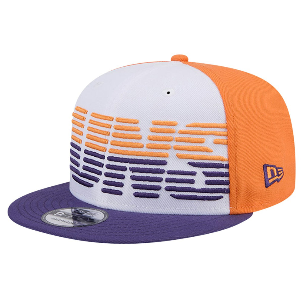 Phoenix Suns Throwback Gradient Tech Font 9FIFTY Snapback Hat White/Purple - NBA