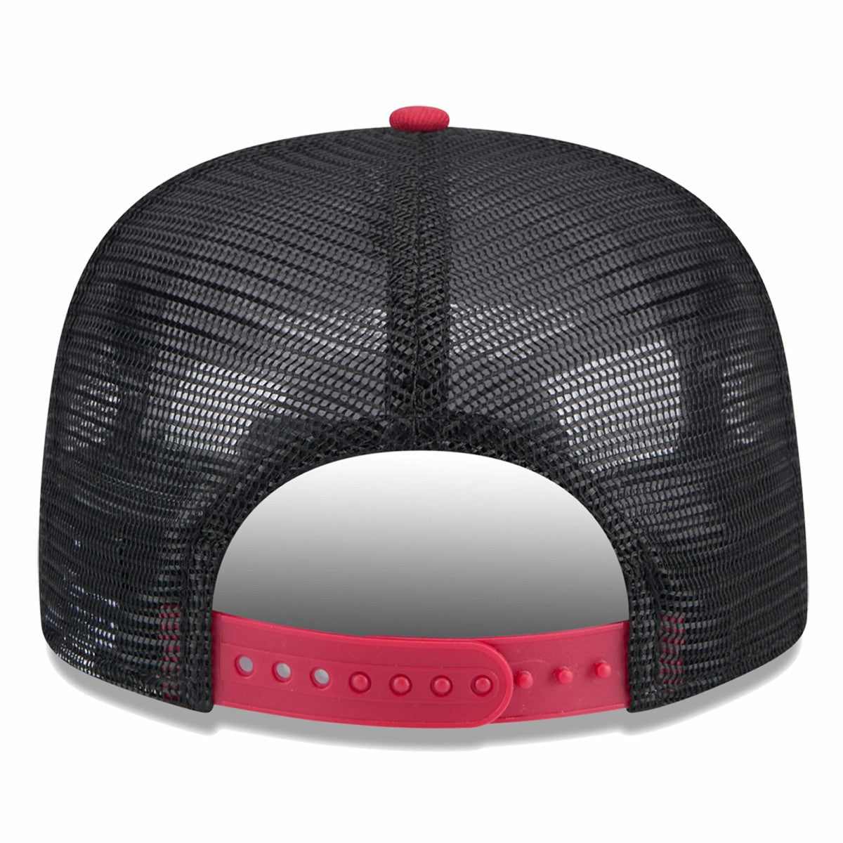 Miami Heat Throwback Team Arch Golfer Snapback Hat Black/Red - NBA