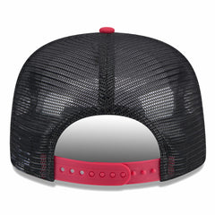Miami Heat Throwback Team Arch Golfer Snapback Hat Black/Red - NBA