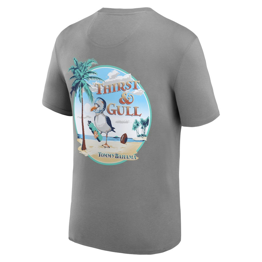 New Orleans Saints Thirst & Gull T-Shirt Gray | Tommy Bahama