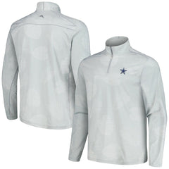 Dallas Cowboys Delray Frond IslandZone Half-Zip Sweatshirt Gray | Tommy Bahama