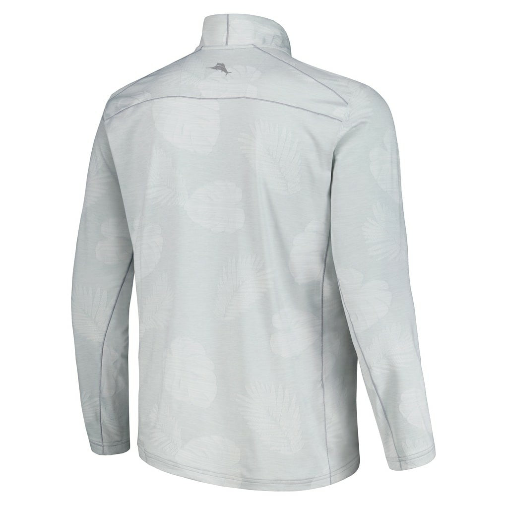 Dallas Cowboys Delray Frond IslandZone Half-Zip Sweatshirt Gray | Tommy Bahama