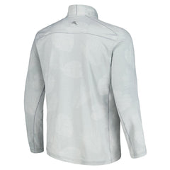 Green Bay Packers Delray Frond IslandZone Half-Zip Sweatshirt Gray | Tommy Bahama