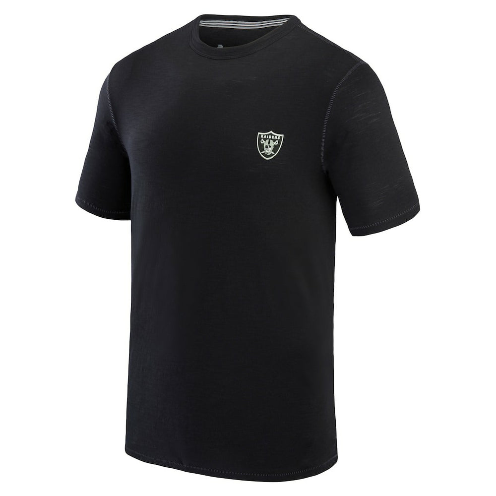 Las Vegas Raiders Bali Beach T-Shirt Black | Tommy Bahama