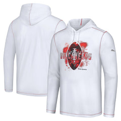 Tampa Bay Buccaneers Graffiti Touchdown Pullover Hoodie White | Tommy Bahama