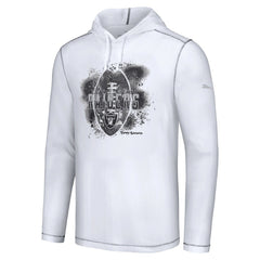 Las Vegas Raiders Graffiti Touchdown Pullover Hoodie White | Tommy Bahama