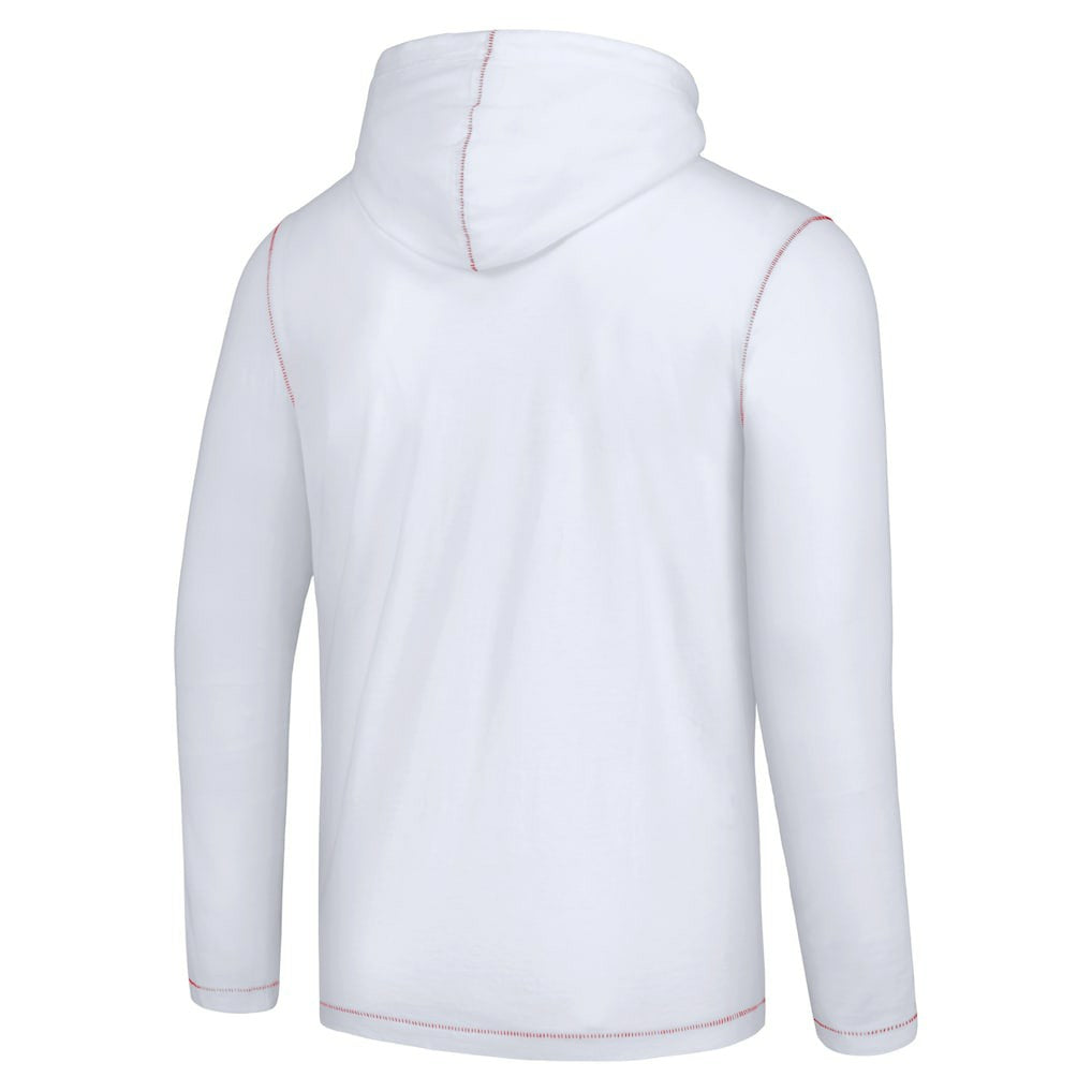 San Francisco 49ers Graffiti Touchdown Pullover Hoodie White | Tommy Bahama