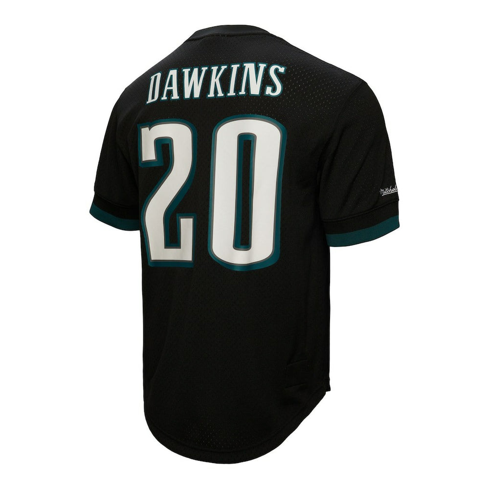 Brian Dawkins Philadelphia Eagles Retired Player Name & Number Mesh Top Black | Mitchell & Ness