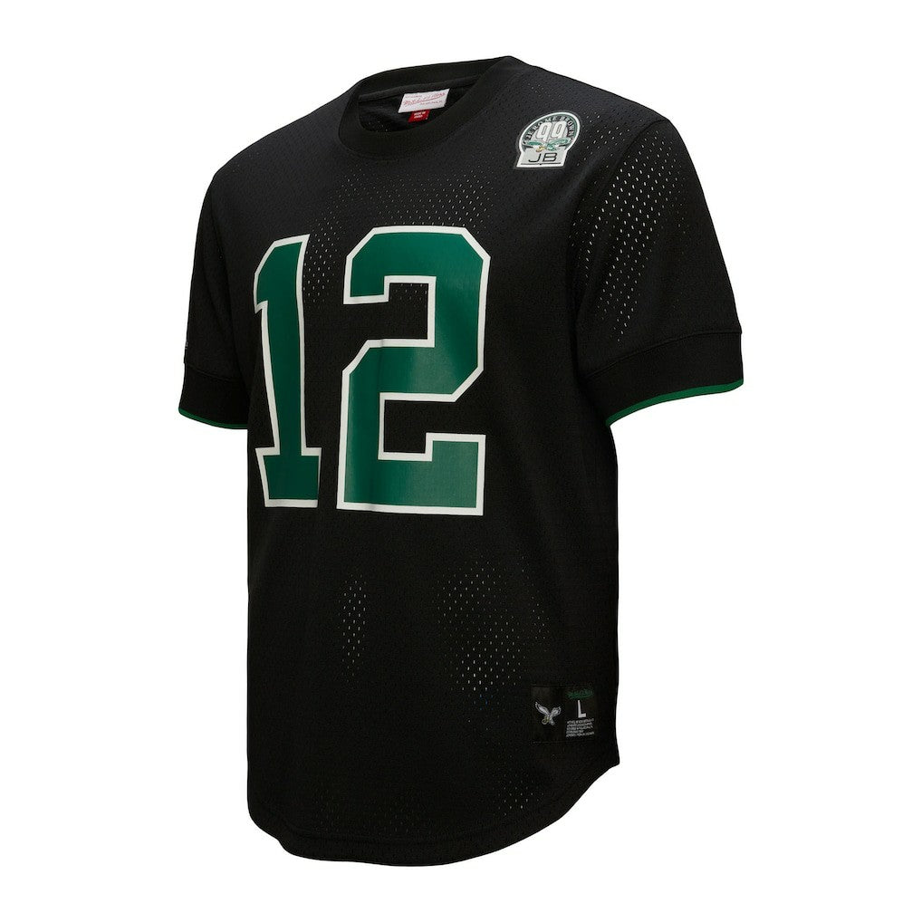Randall Cunningham Philadelphia Eagles Retired Player Name & Number Mesh Top Black | Mitchell & Ness