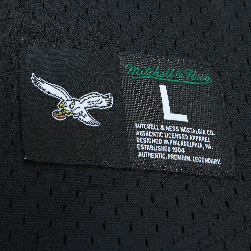 Randall Cunningham Philadelphia Eagles Retired Player Name & Number Mesh Top Black | Mitchell & Ness