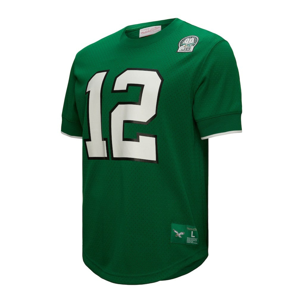 Randall Cunningham Philadelphia Eagles Retired Player Name & Number Mesh Top Kelly Green | Mitchell & Ness