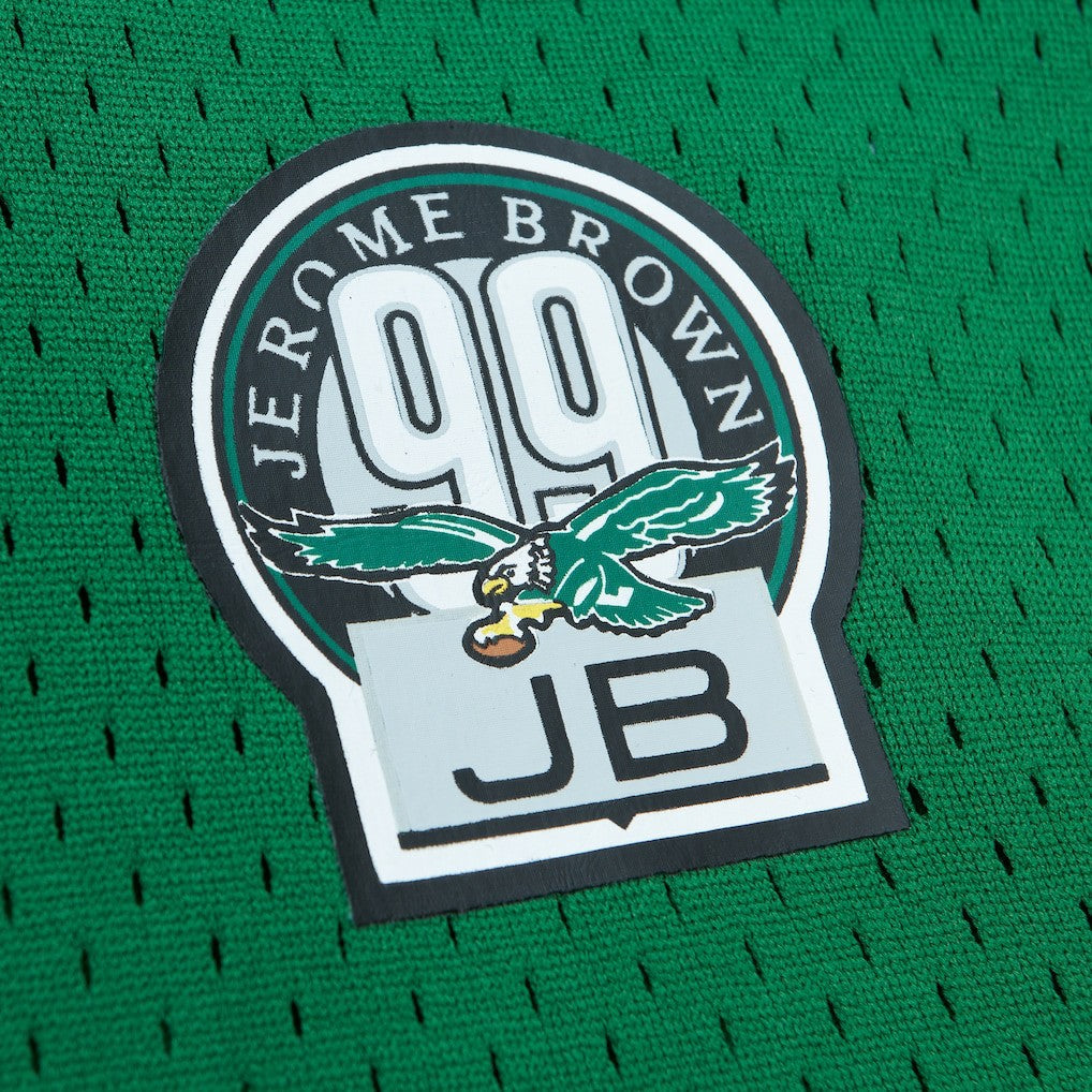 Randall Cunningham Philadelphia Eagles Retired Player Name & Number Mesh Top Kelly Green | Mitchell & Ness