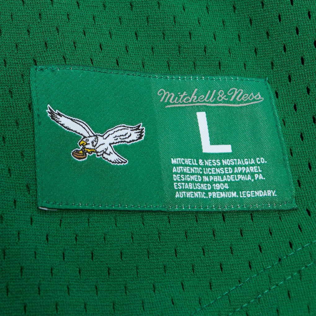 Randall Cunningham Philadelphia Eagles Retired Player Name & Number Mesh Top Kelly Green | Mitchell & Ness