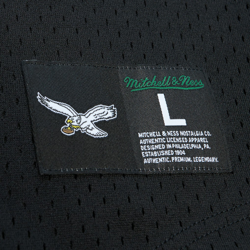 Reggie White Philadelphia Eagles Retired Player Name & Number Mesh Top Black | Mitchell & Ness