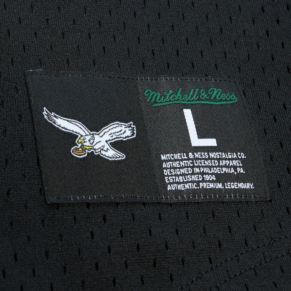 Reggie White Philadelphia Eagles Retired Player Name & Number Mesh Top Black | Mitchell & Ness