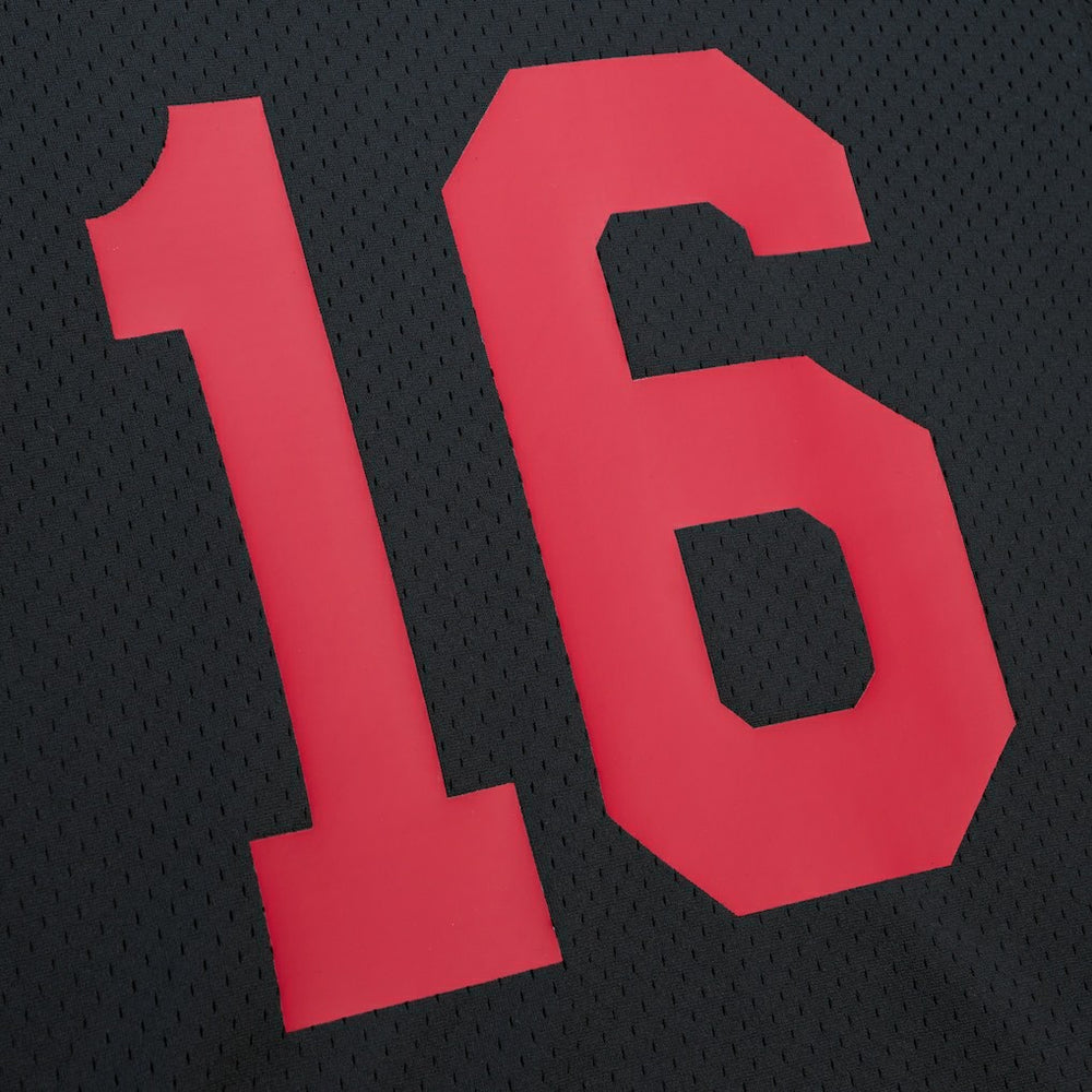 Joe Montana San Francisco 49ers Retired Player Name & Number Mesh Top Black | Mitchell & Ness