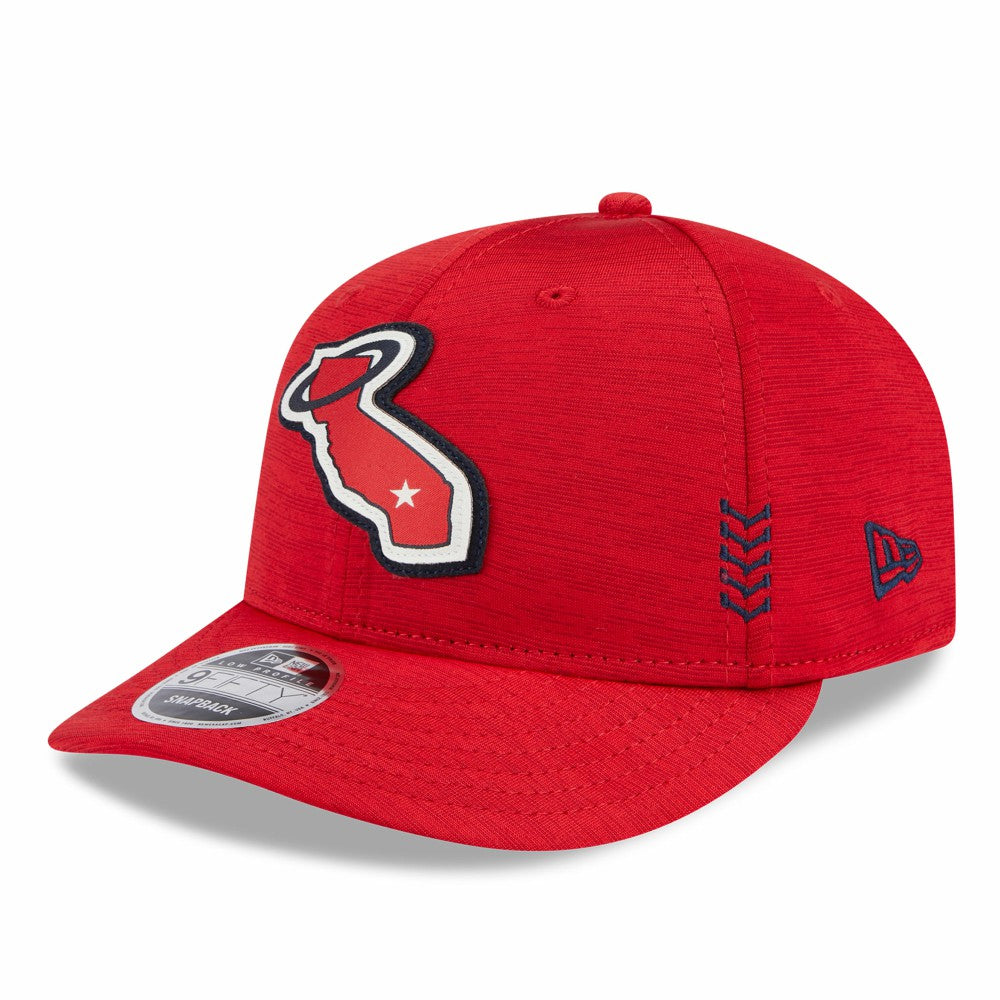Los Angeles Angels New Era 2024 Clubhouse Low Profile 9FIFTY Snapback Hat - MLB