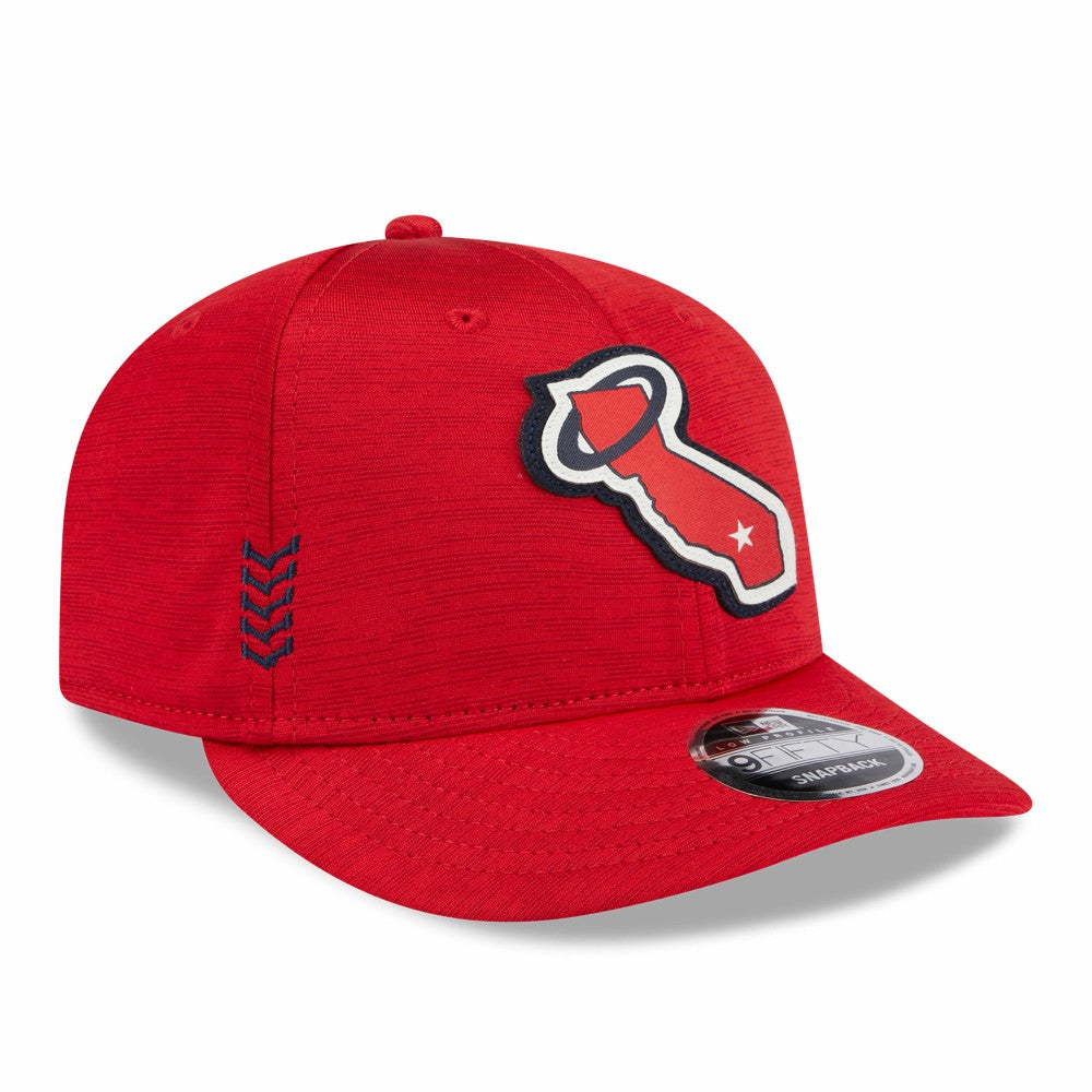 Los Angeles Angels New Era 2024 Clubhouse Low Profile 9FIFTY Snapback Hat - MLB