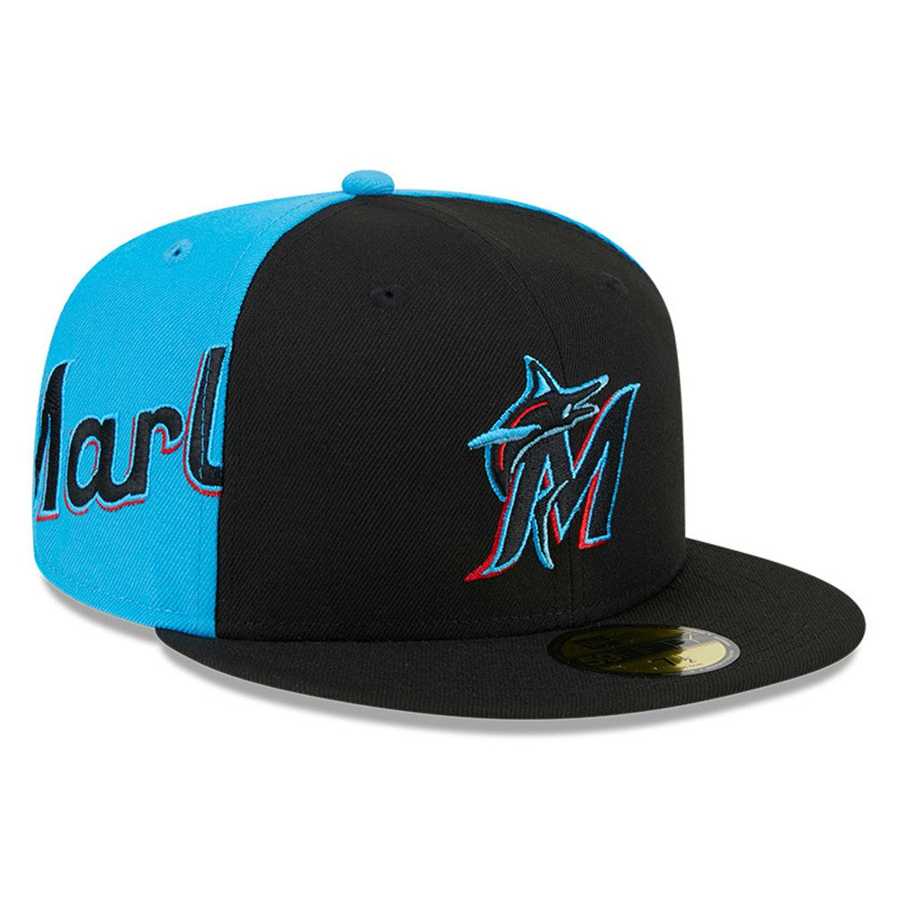 Miami Marlins New Era Gameday Sideswipe 59FIFTY Fitted Hat - MLB