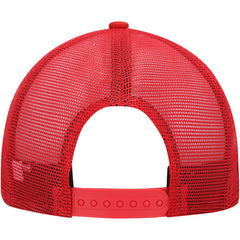San Francisco 49ers New Era Black Excellence Collection Wordmark Trucker Low Profile 9FIFTY Snapback Hat Scarlet | NFL