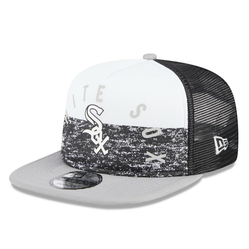 Chicago White Sox New Era Team Foam Front A-Frame Trucker 9FIFTY Snapback Hat - MLB