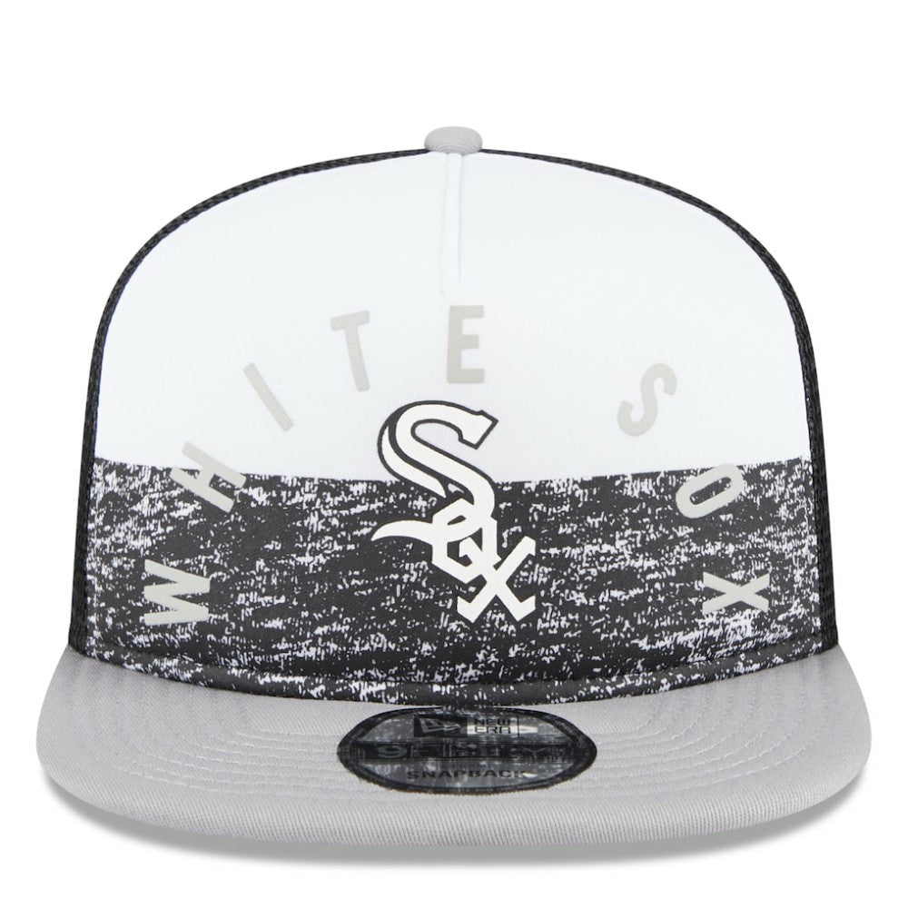Chicago White Sox New Era Team Foam Front A-Frame Trucker 9FIFTY Snapback Hat - MLB