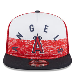 Los Angeles Angels New Era Team Foam Front A-Frame Trucker 9FIFTY Snapback Hat - MLB