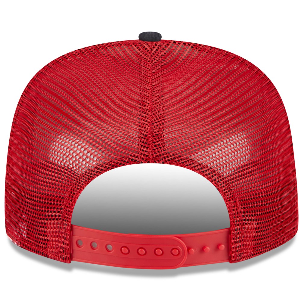 Los Angeles Angels New Era Team Foam Front A-Frame Trucker 9FIFTY Snapback Hat - MLB