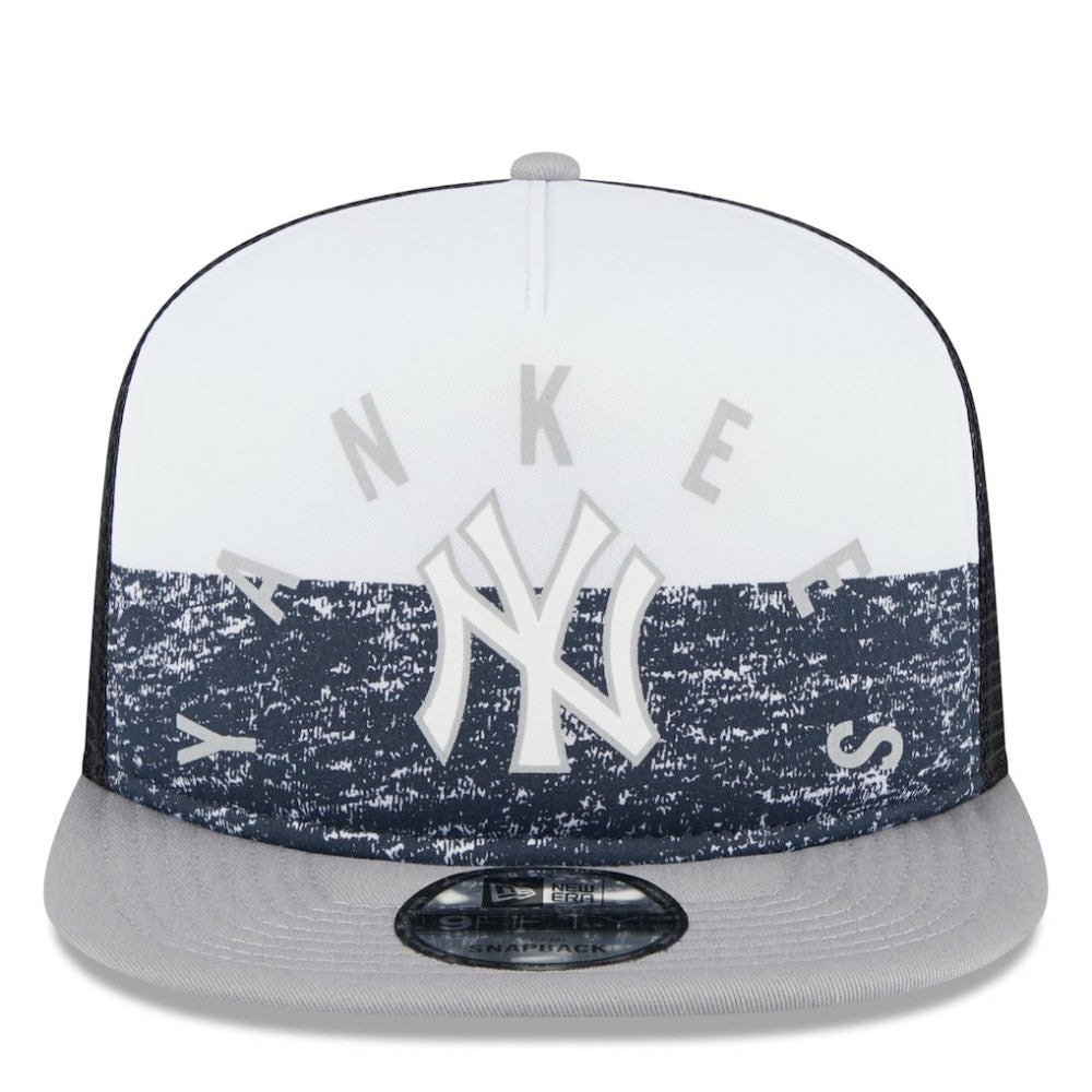 New York Yankees New Era Team Foam Front A-Frame Trucker 9FIFTY Snapback Hat - MLB