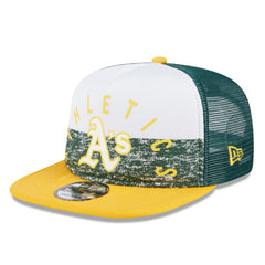 Athletics New Era Team Foam Front A-Frame Trucker 9FIFTY Snapback Hat - MLB