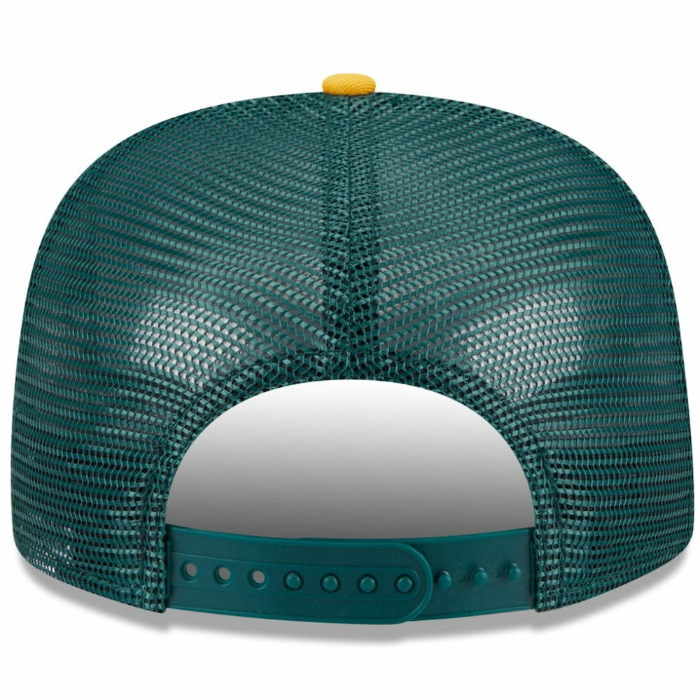 Athletics New Era Team Foam Front A-Frame Trucker 9FIFTY Snapback Hat - MLB