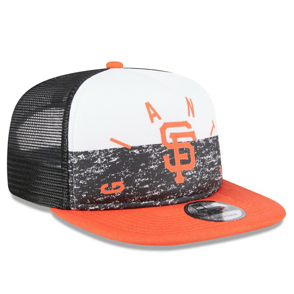San Francisco Giants New Era Team Foam Front A-Frame Trucker 9FIFTY Snapback Hat - MLB