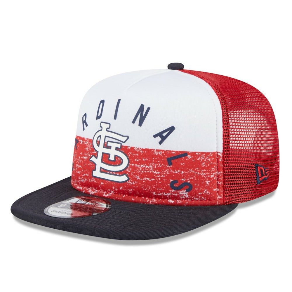 St. Louis Cardinals New Era Team Foam Front A-Frame Trucker 9FIFTY Snapback Hat - MLB