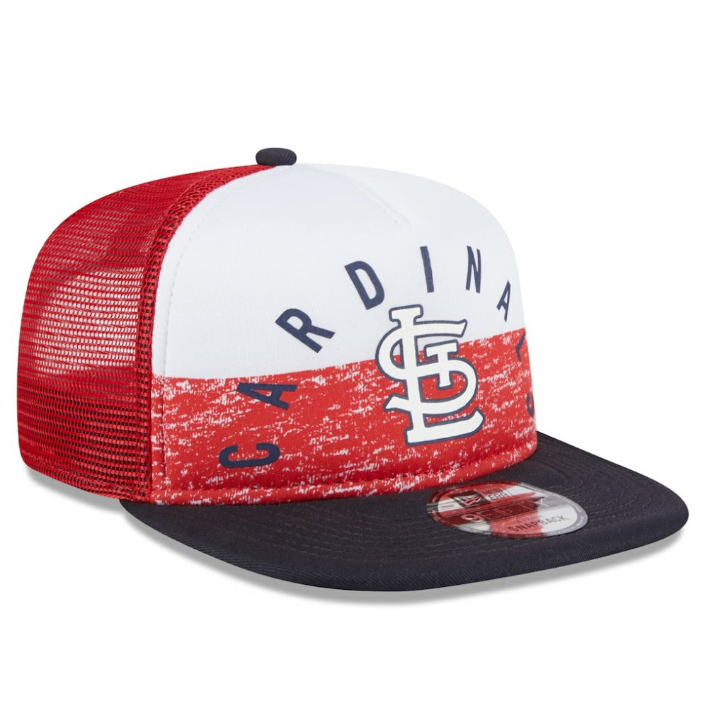 St. Louis Cardinals New Era Team Foam Front A-Frame Trucker 9FIFTY Snapback Hat - MLB