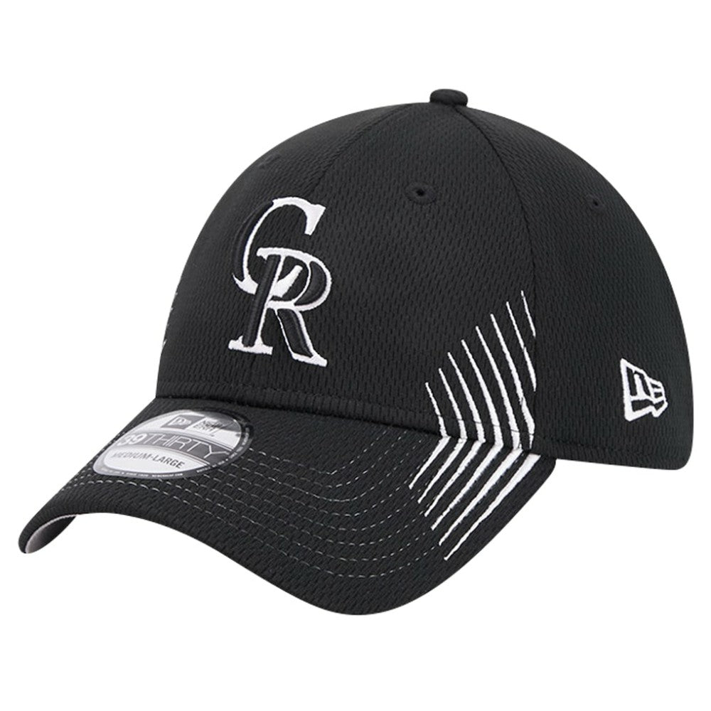Colorado Rockies New Era Active Dash Mark 39THIRTY Flex Hat - MLB