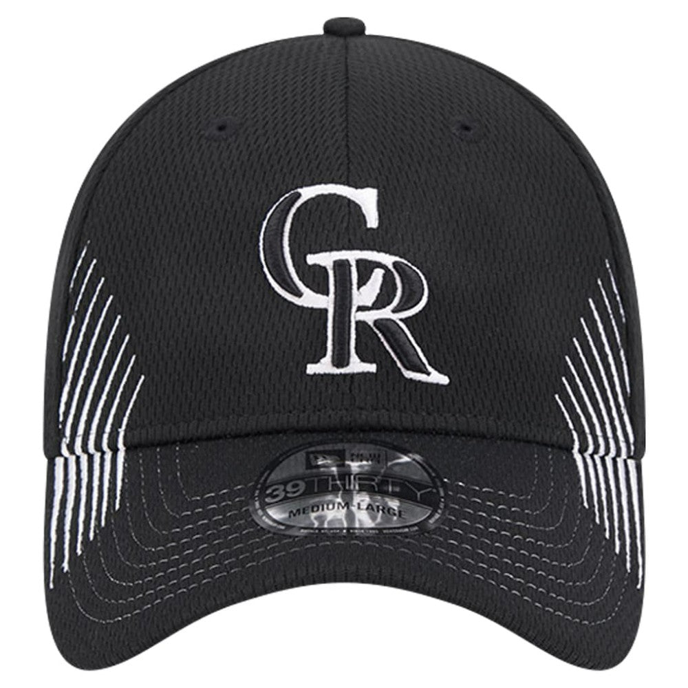 Colorado Rockies New Era Active Dash Mark 39THIRTY Flex Hat - MLB