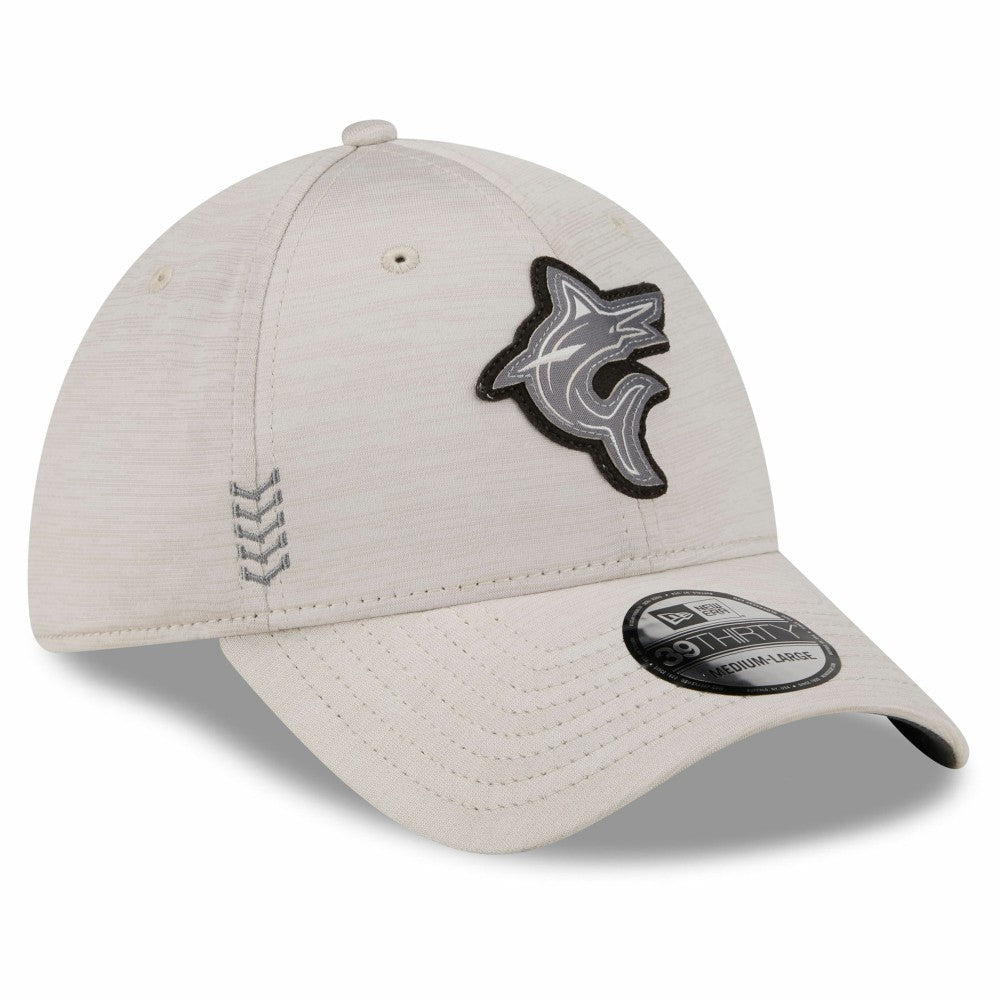 Miami Marlins New Era 2024 Clubhouse 39THIRTY Flex Hat - MLB