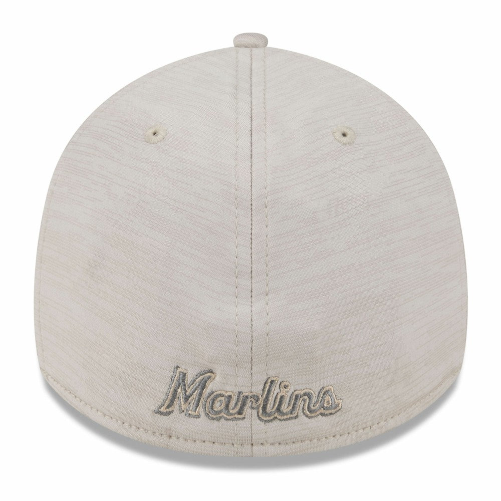 Miami Marlins New Era 2024 Clubhouse 39THIRTY Flex Hat - MLB