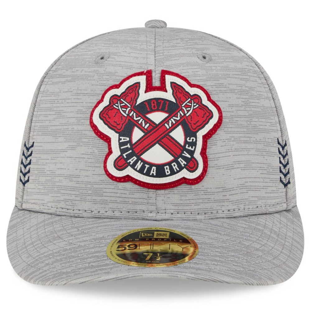 Atlanta Braves New Era 2024 Clubhouse Low Profile 59FIFTY Fitted Hat - MLB