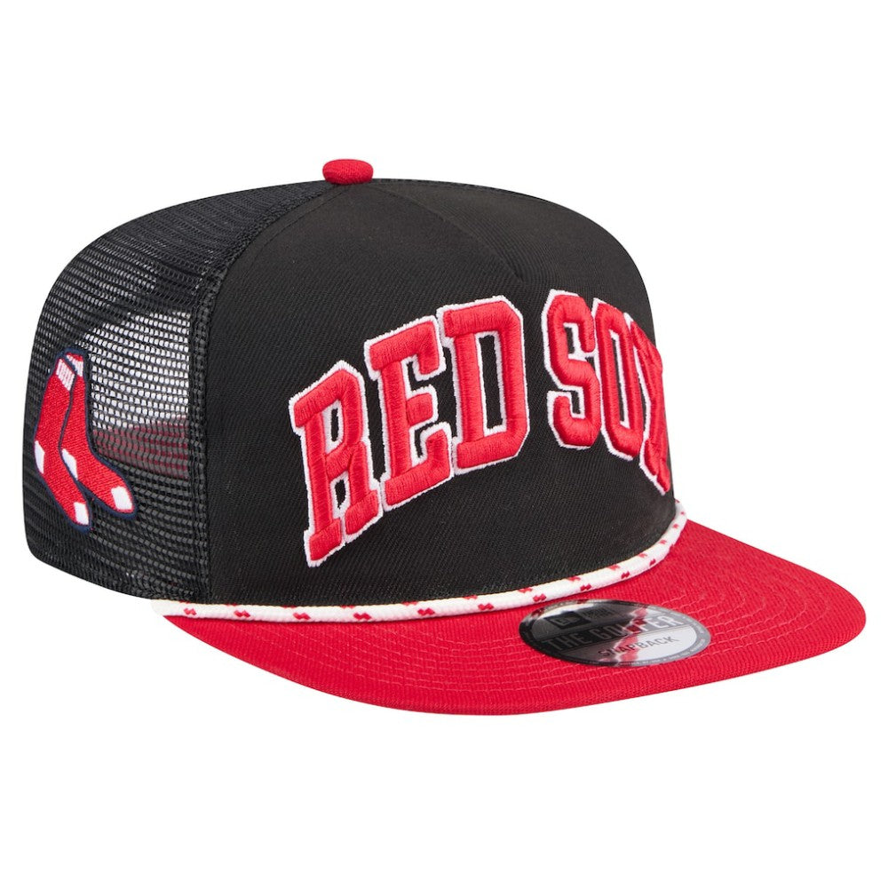 Boston Red Sox New Era Throwback Meshback Golfer Hat - MLB
