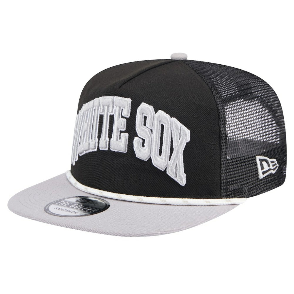 Chicago White Sox New Era Throwback Meshback Golfer Hat - MLB